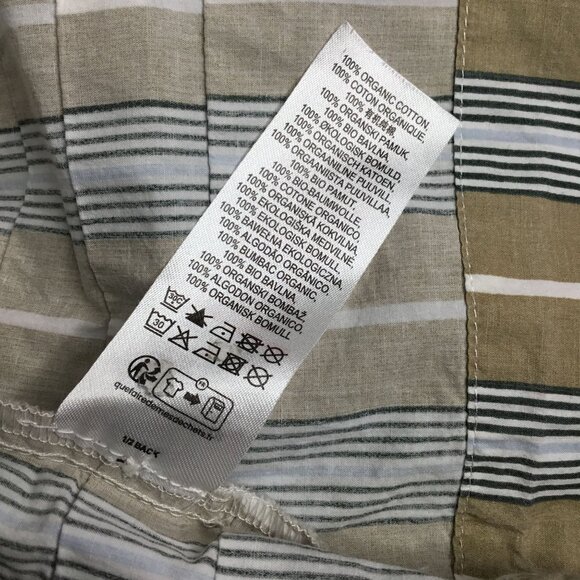 DAMSON MADDER Kylie Organic Cotton Ruffle Blouse Skirt Set Striped UK12 US8 NWOT - Picture 9 of 11